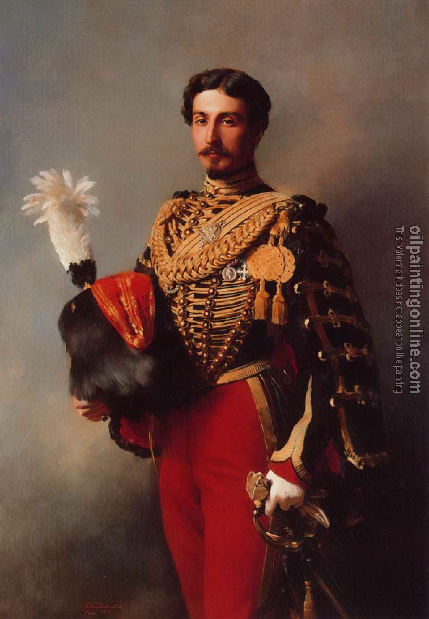 Winterhalter, Franz Xavier - Edouard Andre